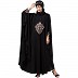 Black Irani Kaftan with embroidery work